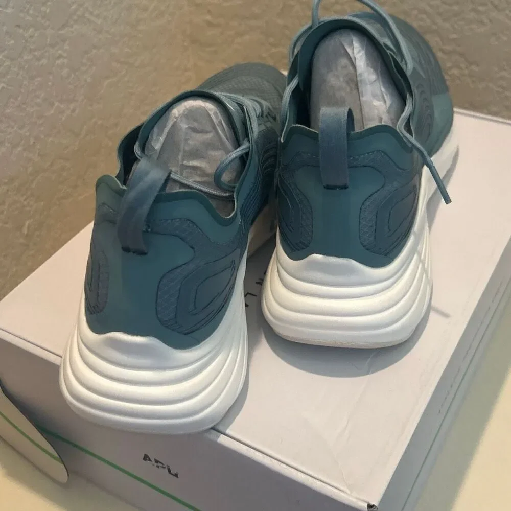 APL Men's 10 Streamline Running Shoes Seaside Teal White Athletic Sneaker NWT